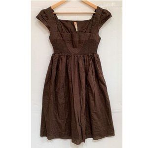 Maeve Supreme Grace Chocolate Dress